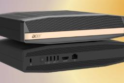 کامپیوتر کوچک ایسر RTX Spark با طراحی مدرن و درگاه‌های ارتباطی