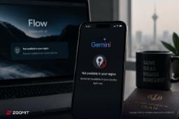 پیام عدم دسترسی به گوگل جمنای (Gemini) در گوشی هوشمند و لپ‌تاپ