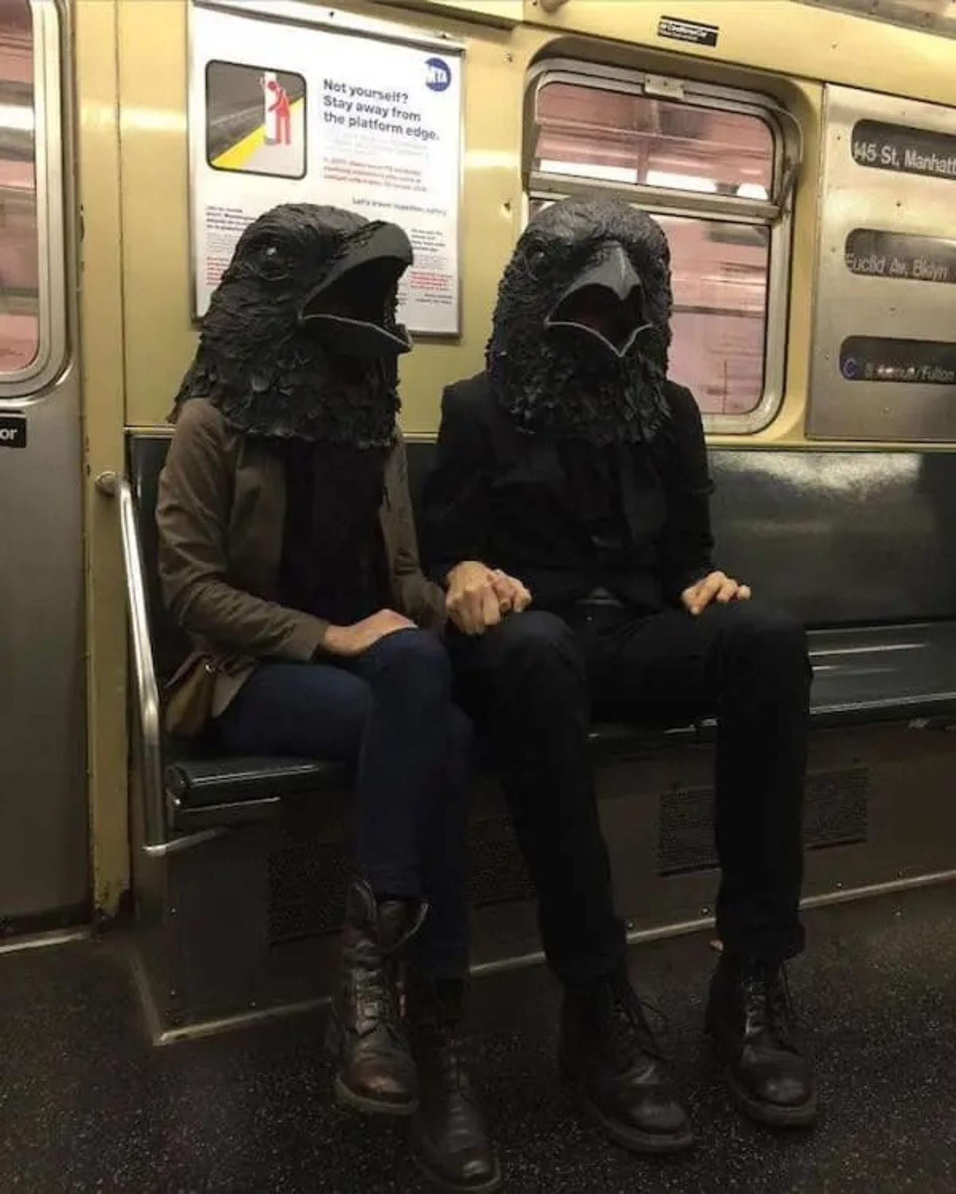 مسافر مترو نیویورک