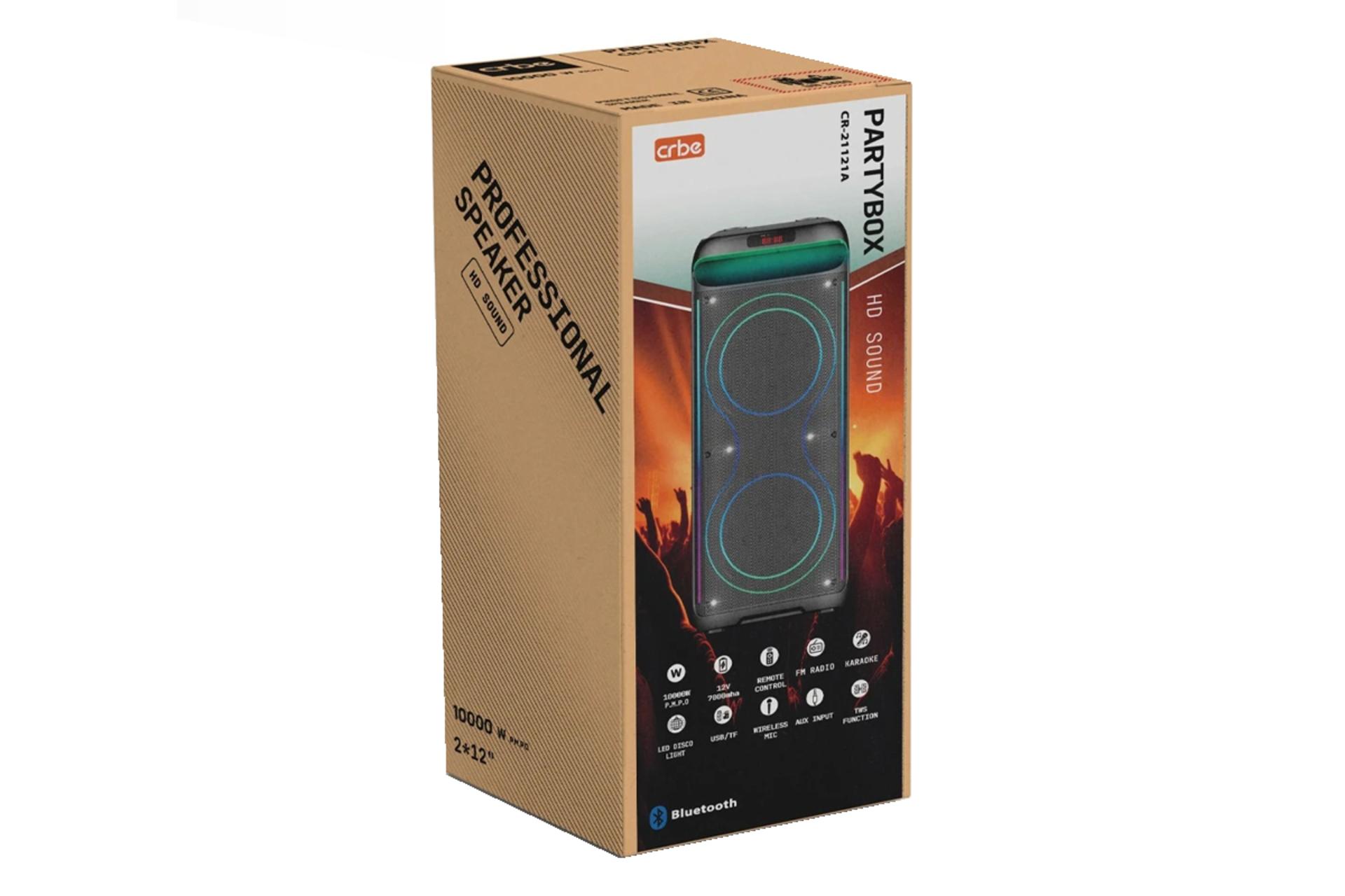 جعبه اسپیکر کربی Partybox CR-21121