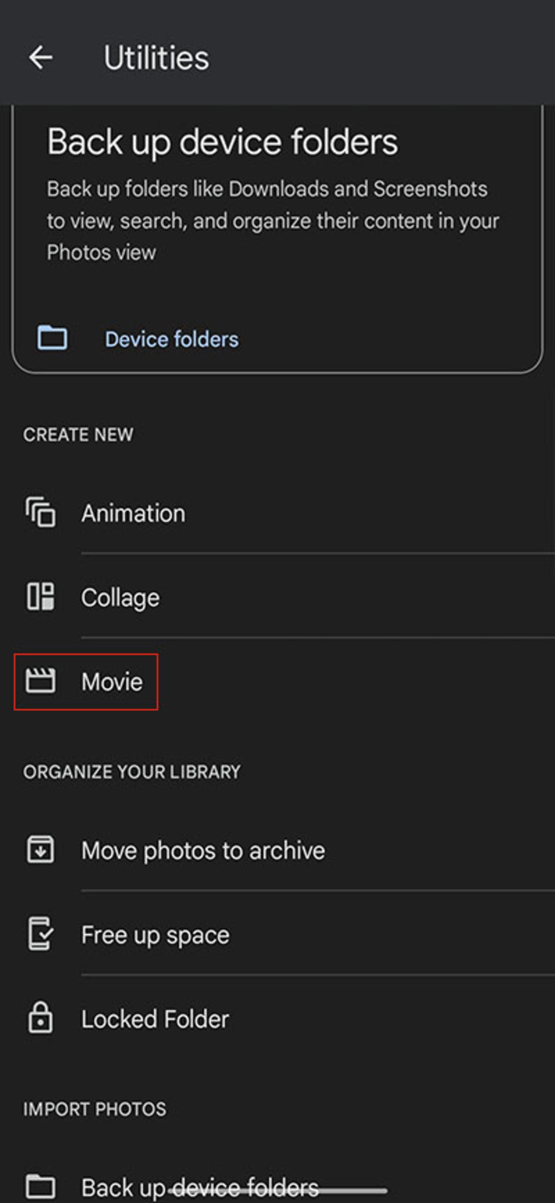 آموزش ساخت ویدیو کلیپ با عکس های گوشی در اندروید با google photos