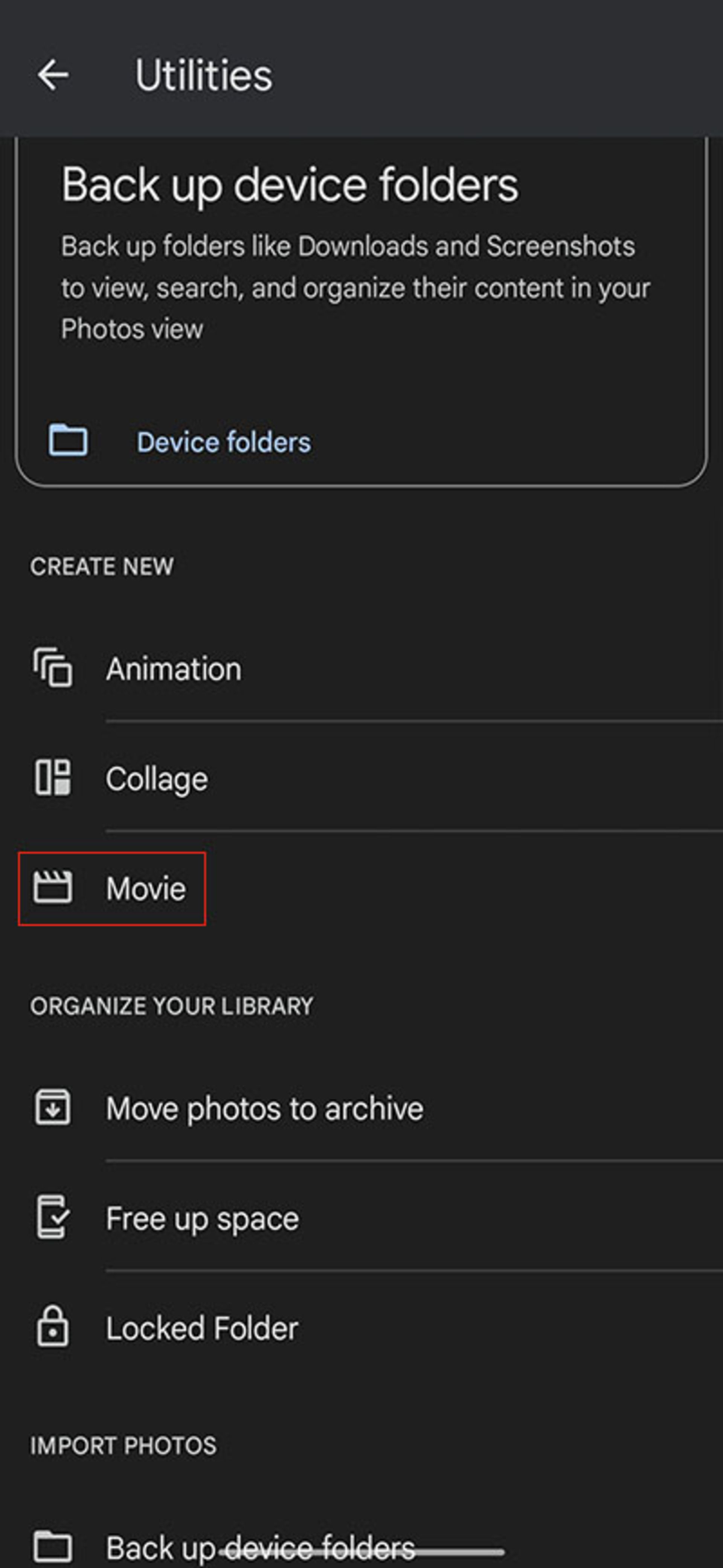 آموزش ساخت ویدیو کلیپ با عکس های گوشی در اندروید با google photos