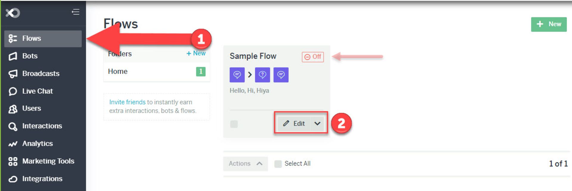 ساخت ربات تلگرام با FlowXO