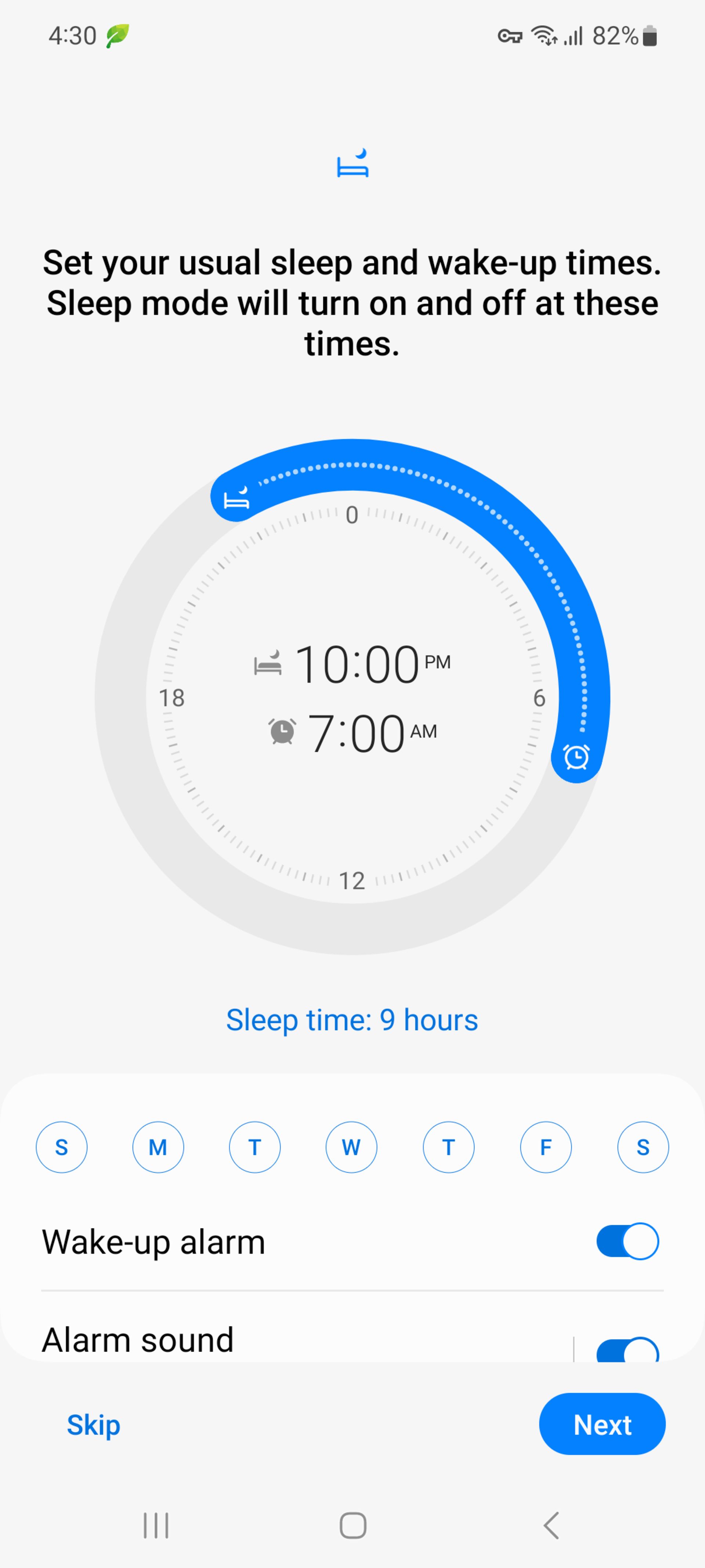 ایجاد برنامه زمانی خواب در منوی حالت ها و روتین ها در سامسونگ