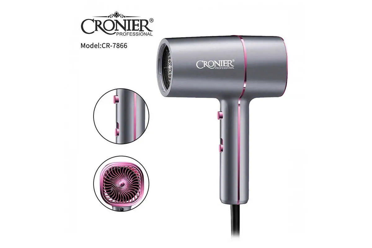 قیمت سشوار کرونیر CR-7866، مقایسه و خرید در زوبین
