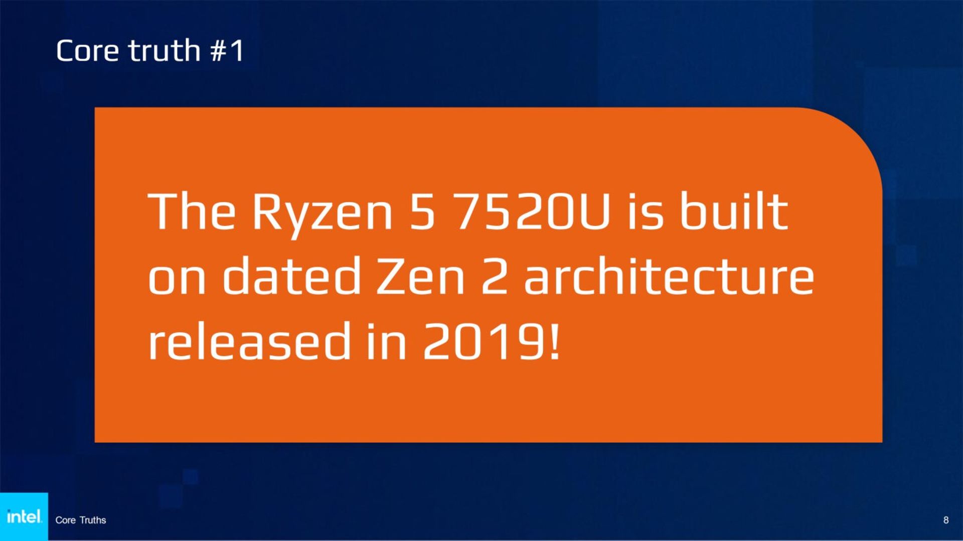 حقیقت شماره ۱: درباره‌ی استفاده‌ی Ryzen 5 7520U از معماری Zen 2