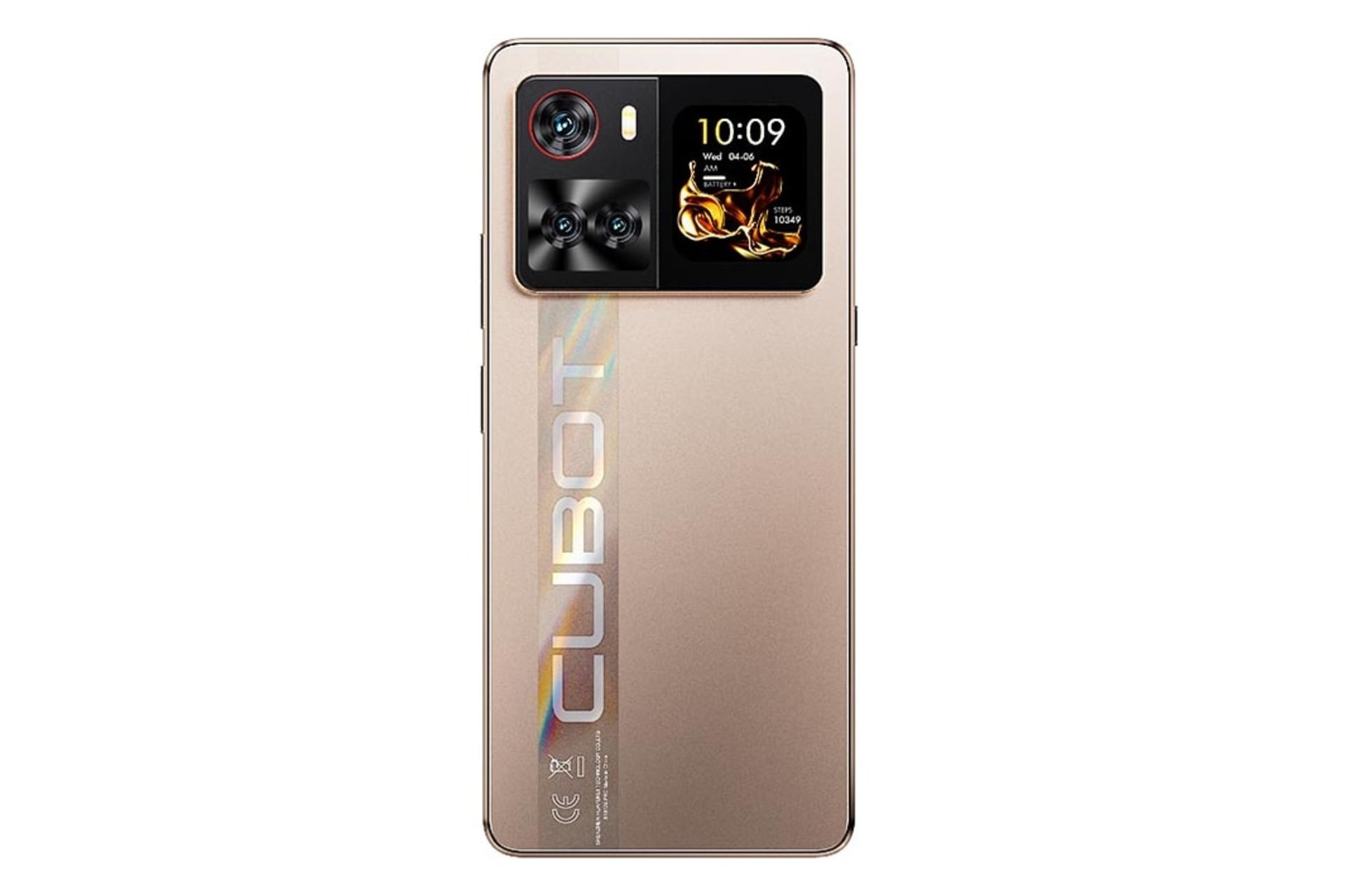 پنل پشت و چینش دوربین گوشی موبایل کوبوت Cubot X100 طلایی