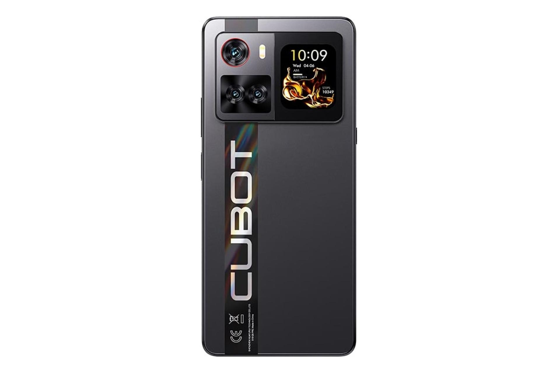 پنل پشت و چینش دوربین گوشی موبایل کوبوت Cubot X100 خاکستری تیره