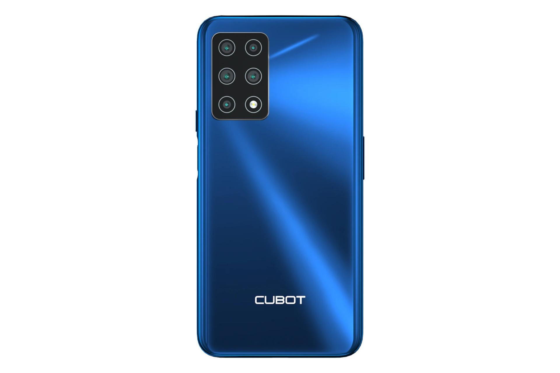 پنل پشت و چینش دوربین گوشی موبایل کوبوت Cubot X30 P آبی