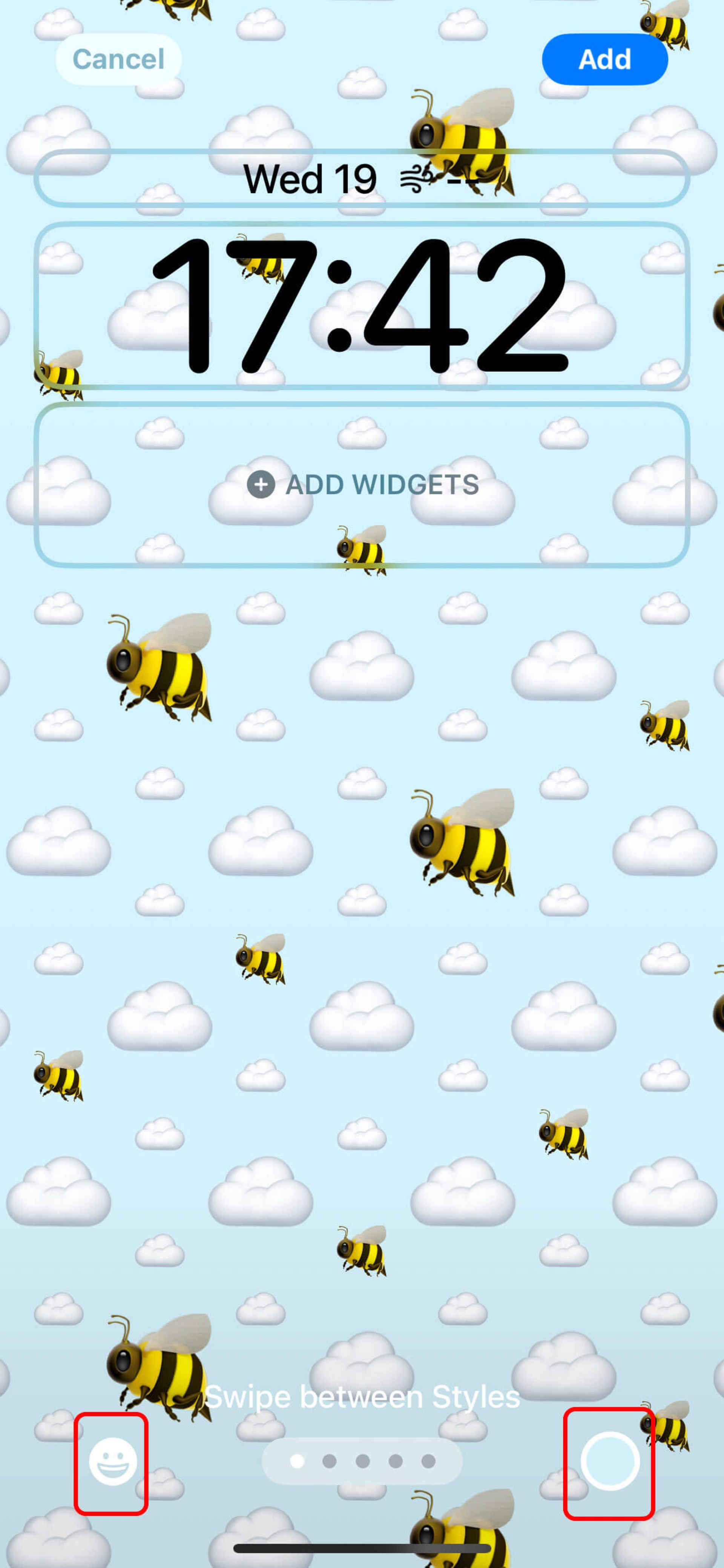 شخصی سازی تصویر پس زمینه ایموجی آیفون