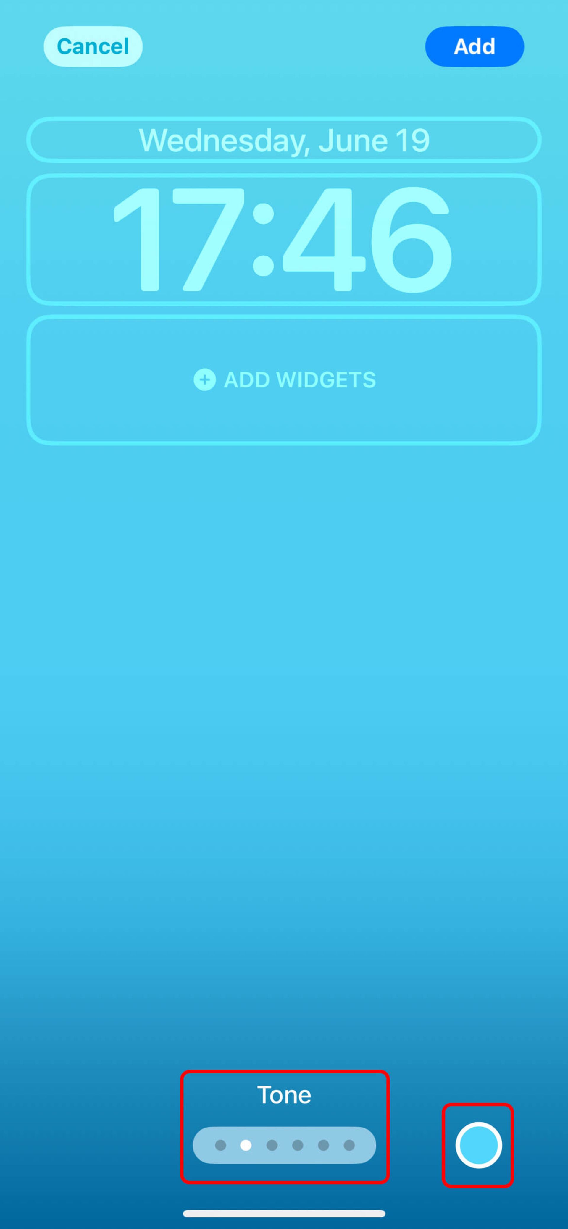 صفحه قفل آیفون رنگی آیفون