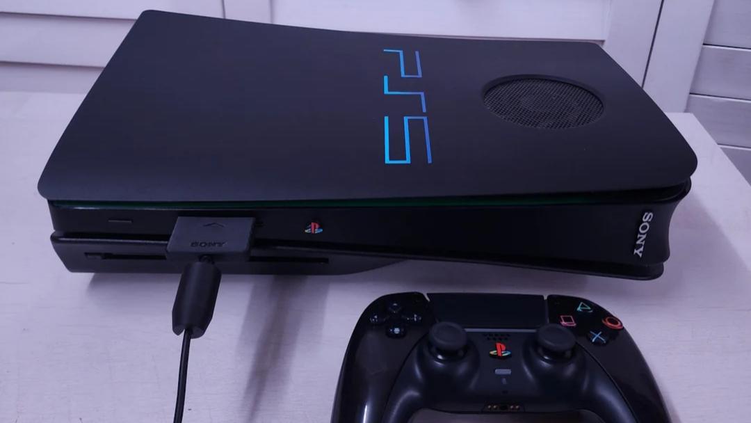 کنسول پلی‌استیشن ۵ با ظاهر PS2