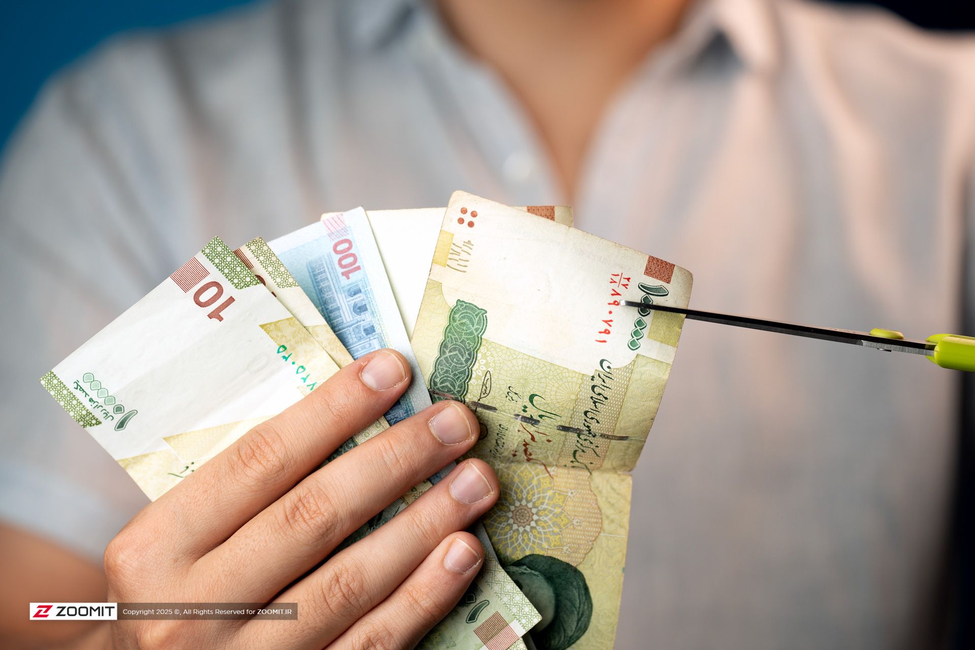 بریدن صفرها از اسکناس ۱۰۰ هزار ریالی