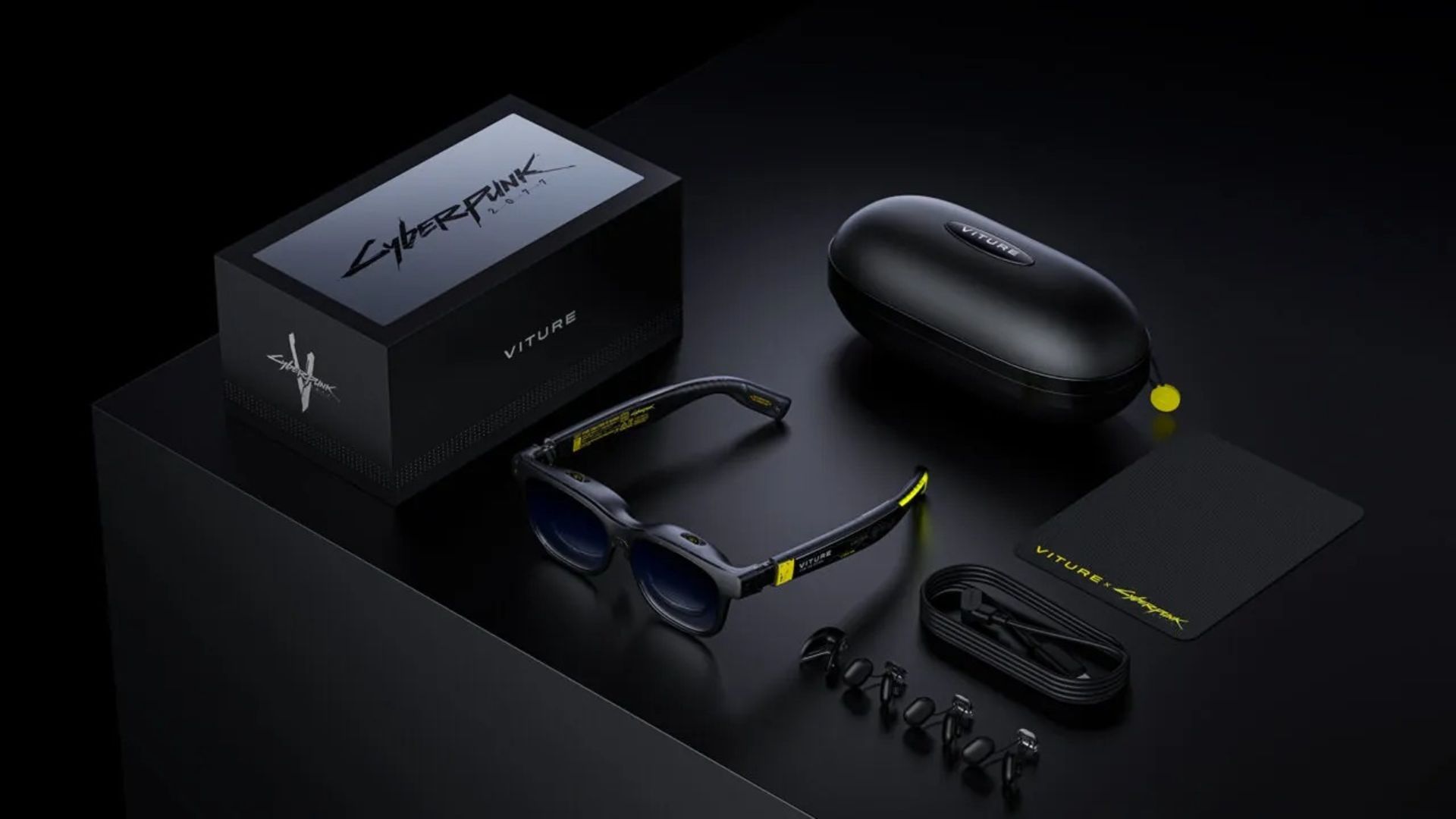 عینک هوشمند Viture x Cyberpunk 2077 Luma Cyber XR Glasses در رنگ مشکی
