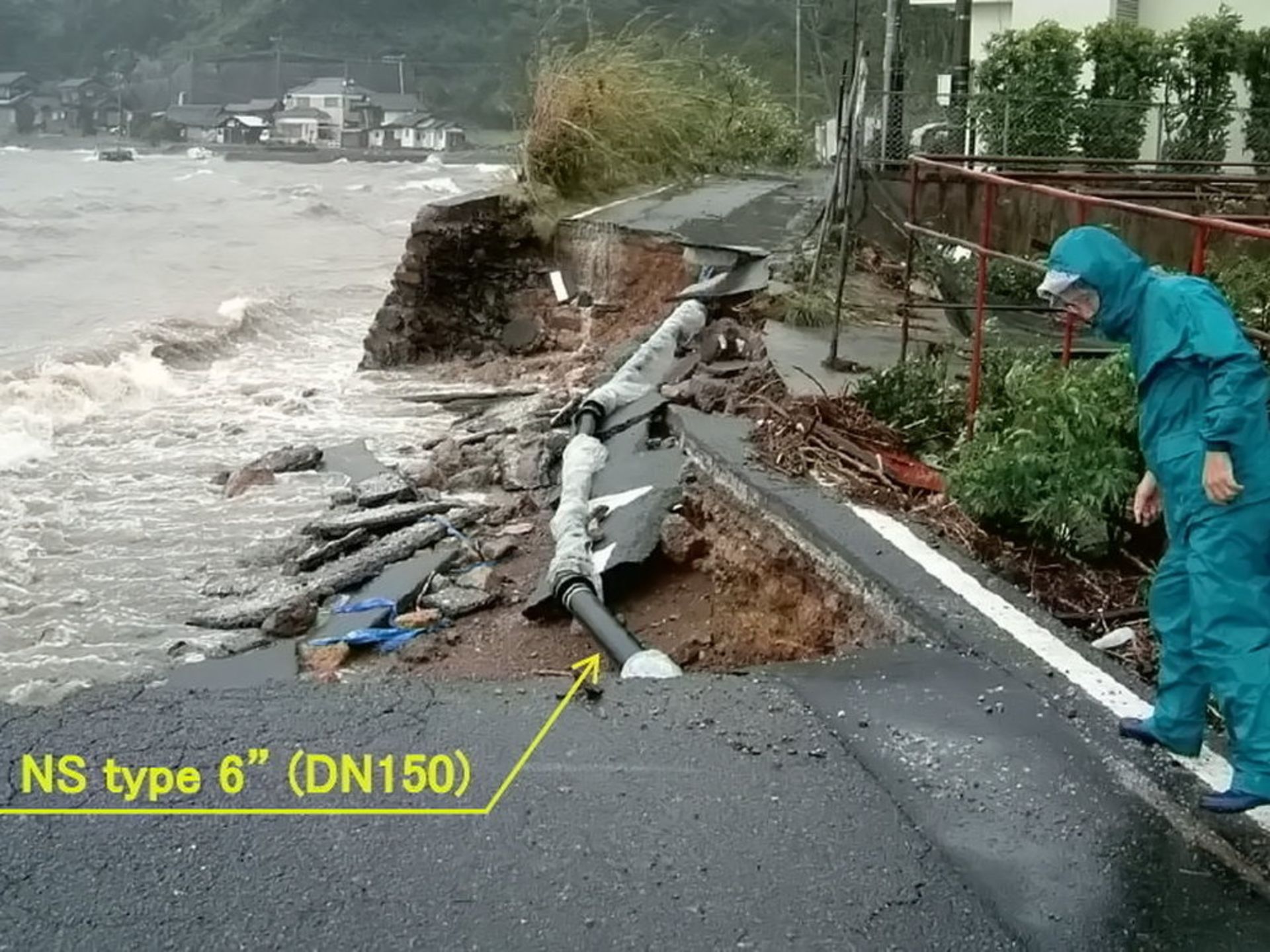 سالم ماندن لوله‌های آب ژاپن پس از سونامی