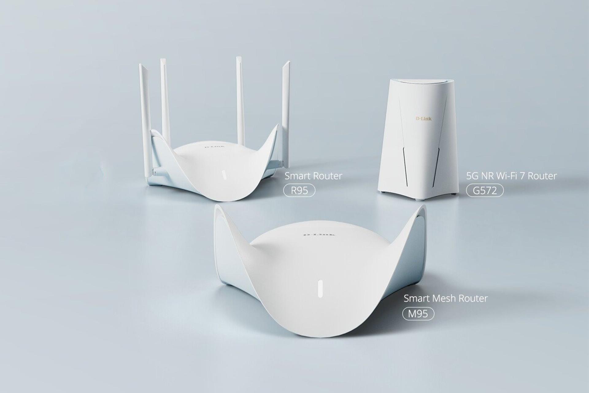 سه مودم دی‌لینک کنار هم