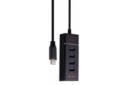 هاب USB هاب USB-C دی نت 4 پورت مدل DT-423 120CM مشکی