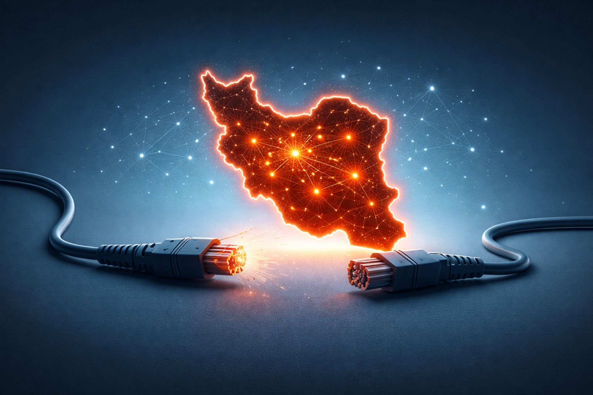 قطعی شبکه اینترنت ایران