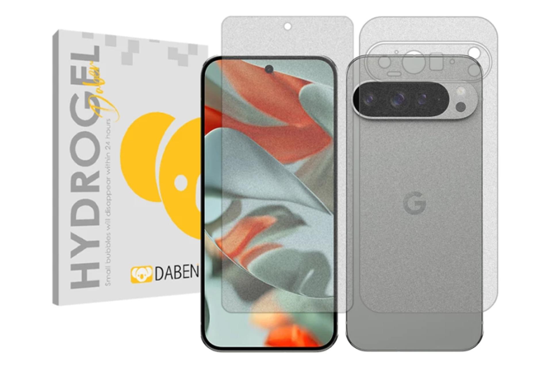 محافظ صفحه نمایش گوشی دبن مدل Tough مات مناسب گوگل Pixel 9 Pro XL به همراه محافظ پشت گوشی