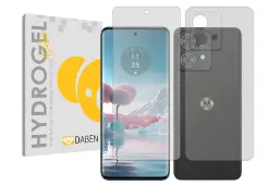 محافظ صفحه نمایش گوشی دبن مدل Tough شفاف مناسب موتورولا Edge 40 Neo به همراه محافظ پشت گوشی