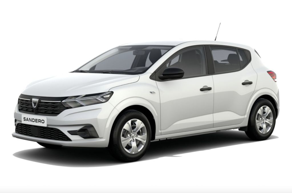 نمایی از سه‌رخ جلوی خودروی داچیا ساندرو