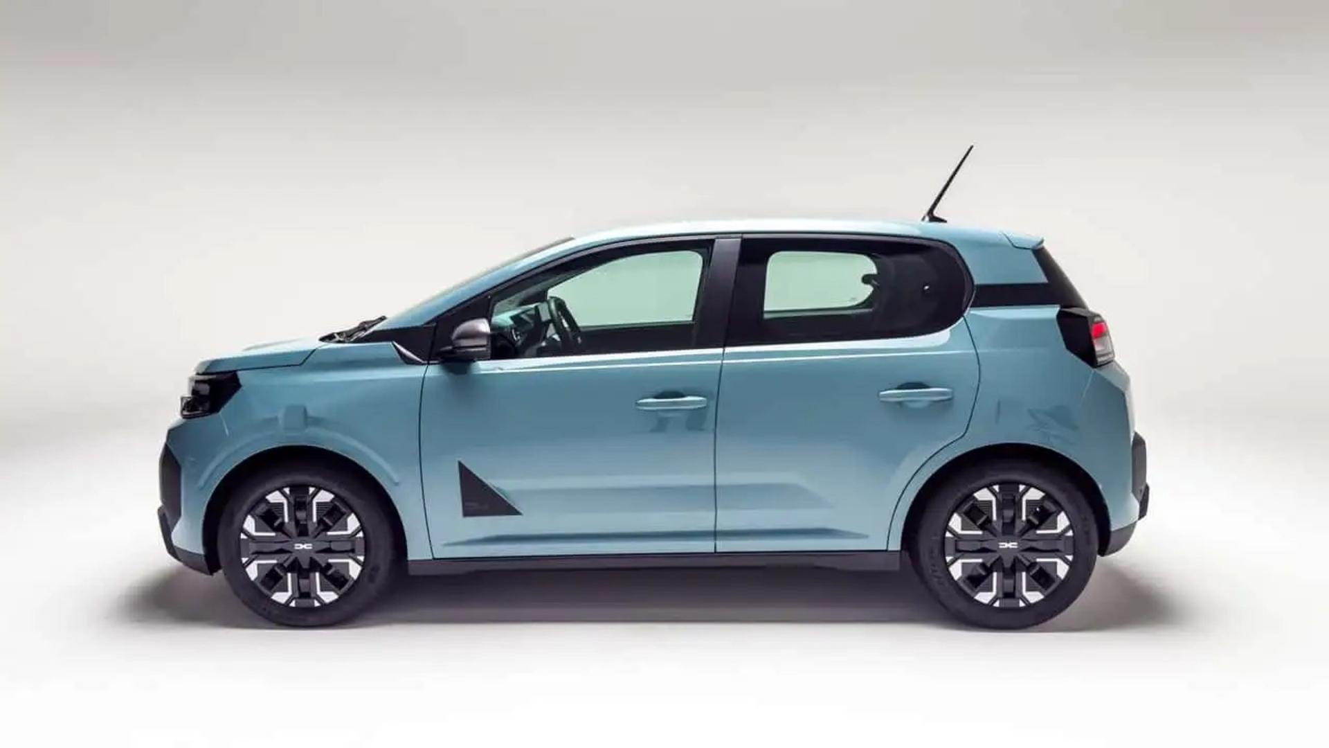 خودرو برقی داچیا اسپرینگ (Dacia Spring) مدل ۲۰۲۷ با رنگ آبی روشن
