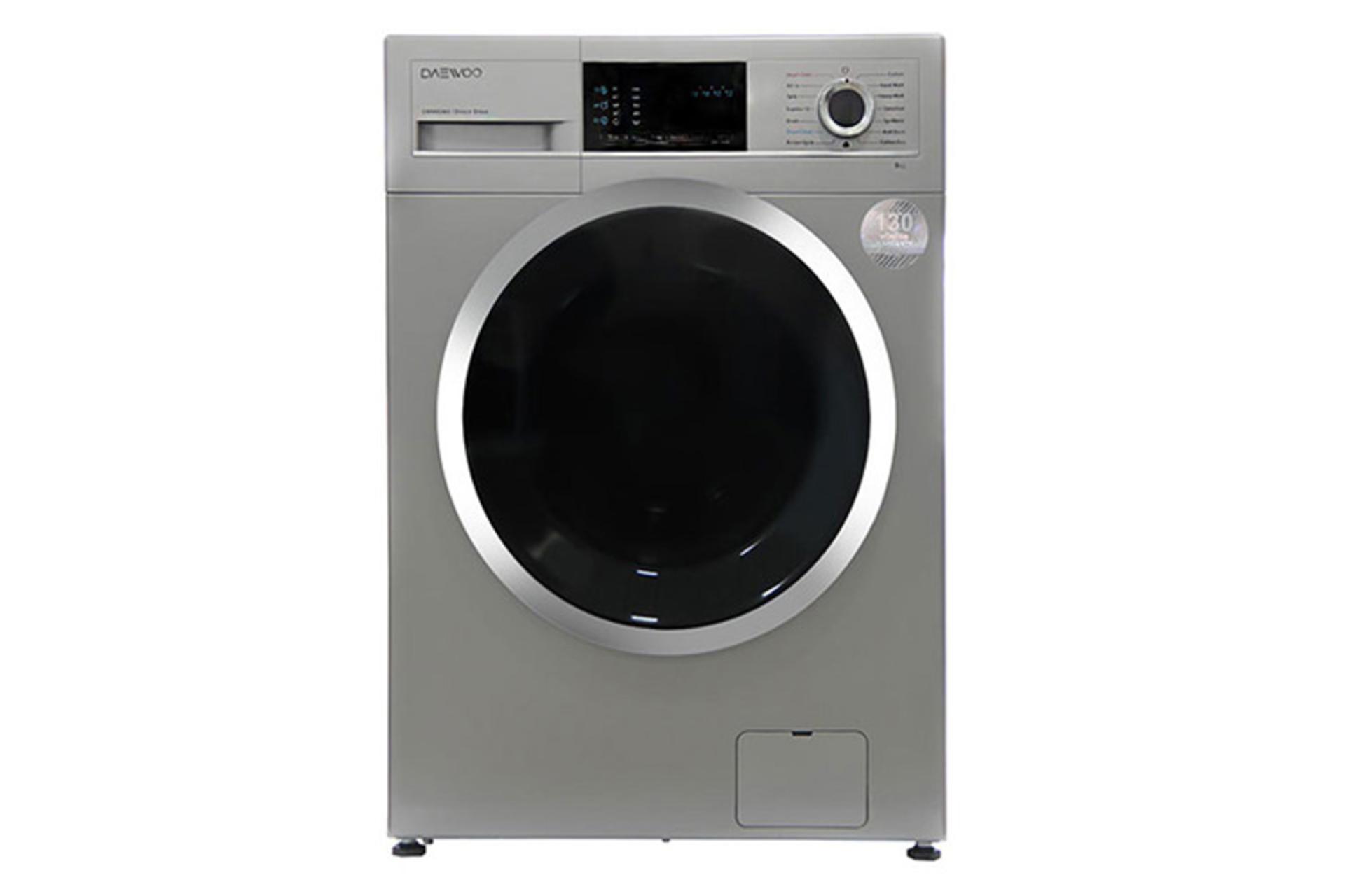 ماشین لباسشویی دوو Daewoo LM-840 رنگ نقره ای نمای جلو