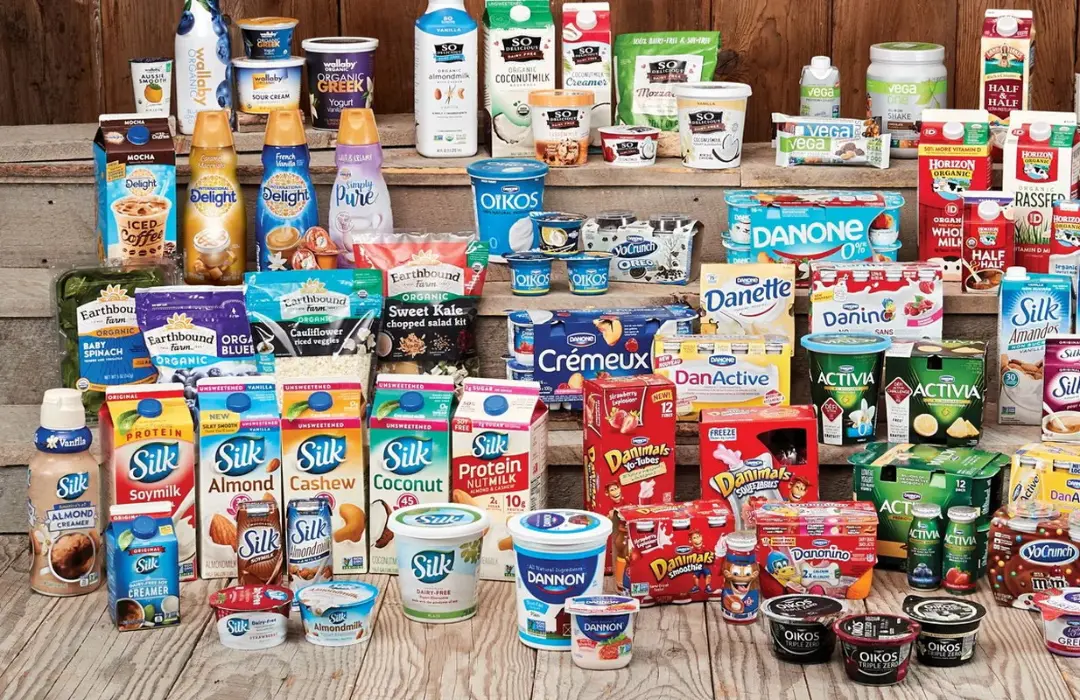 محصولات برند Danone