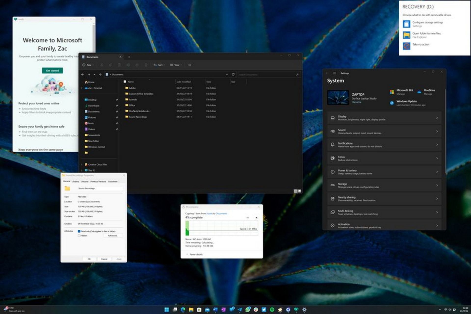 Dark mode or dark mode in Windows 11