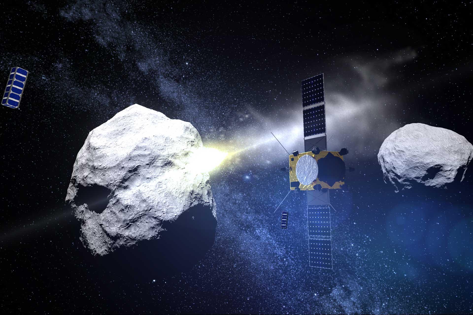 فضاپیمای دارت ناسا در مسیر برخورد با سیارک دیمورفوس