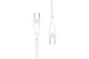 کابل شارژ USB دیتاپلاس Type-C به Type-C مدل DP33 با طول 1 متر رنگ سفید