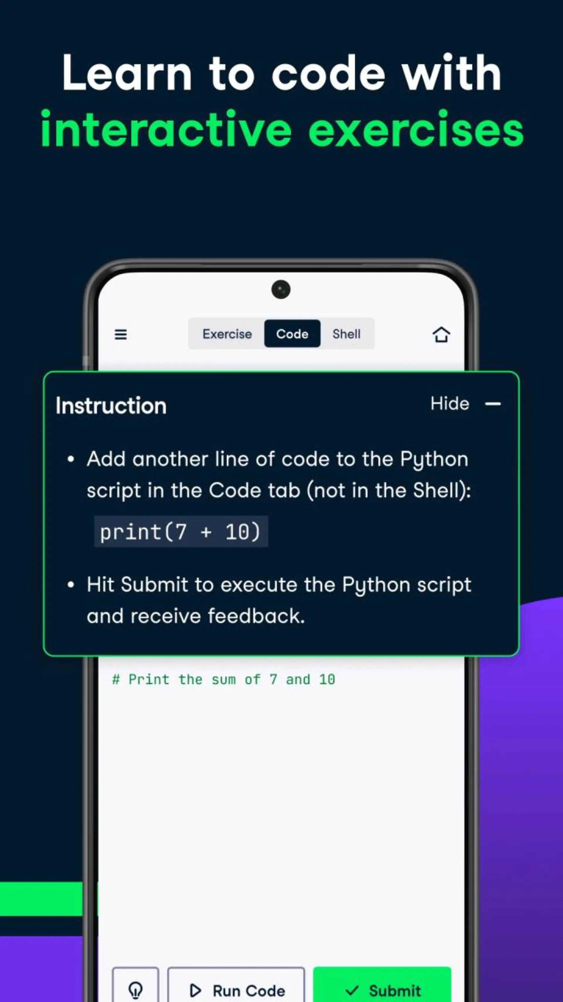 برنامه یادگیری برنامه نویسی DataCamp