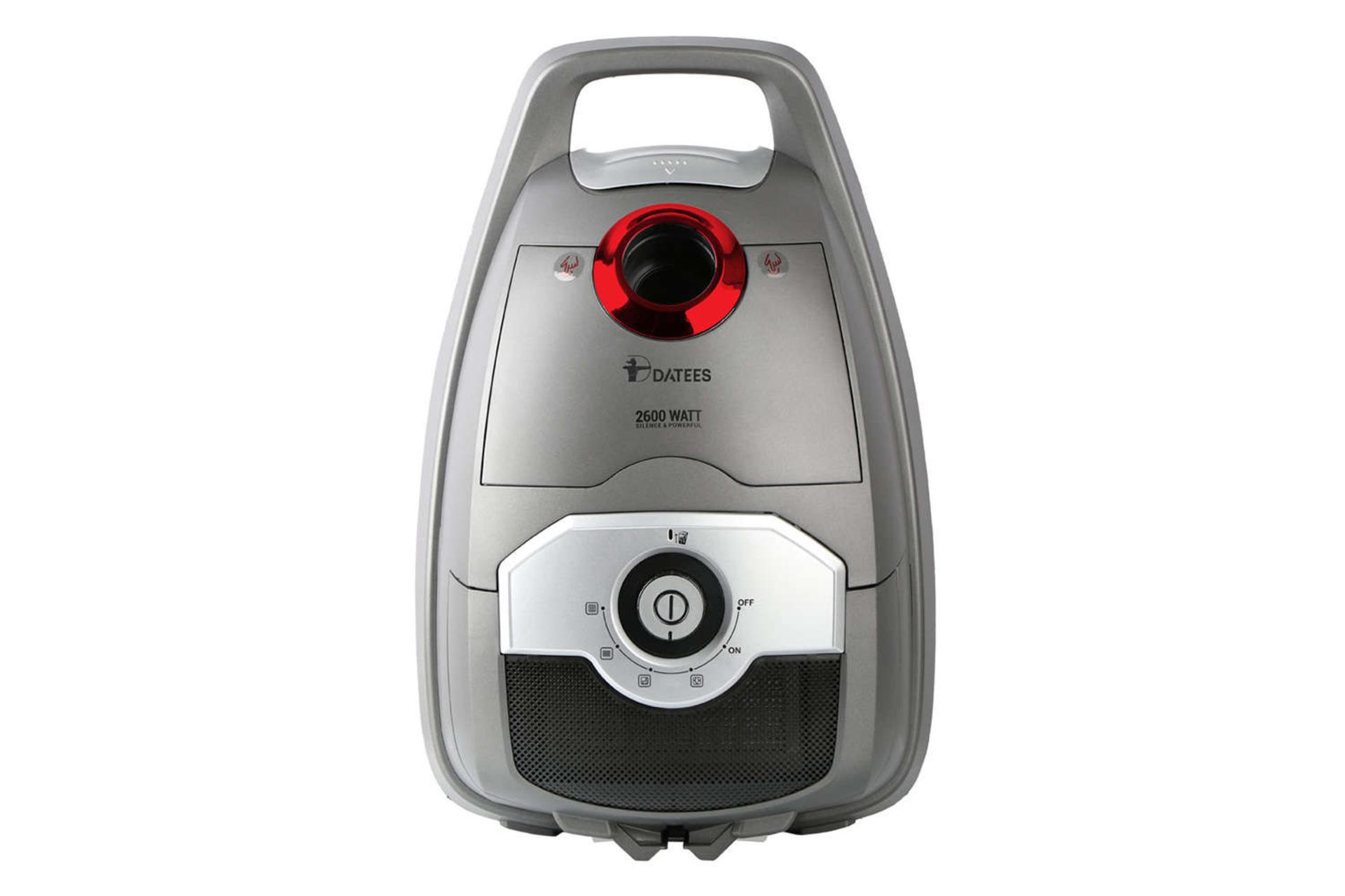 نمای جلوی جاروبرقی داتیس DVC-703 رنگ نقره ای