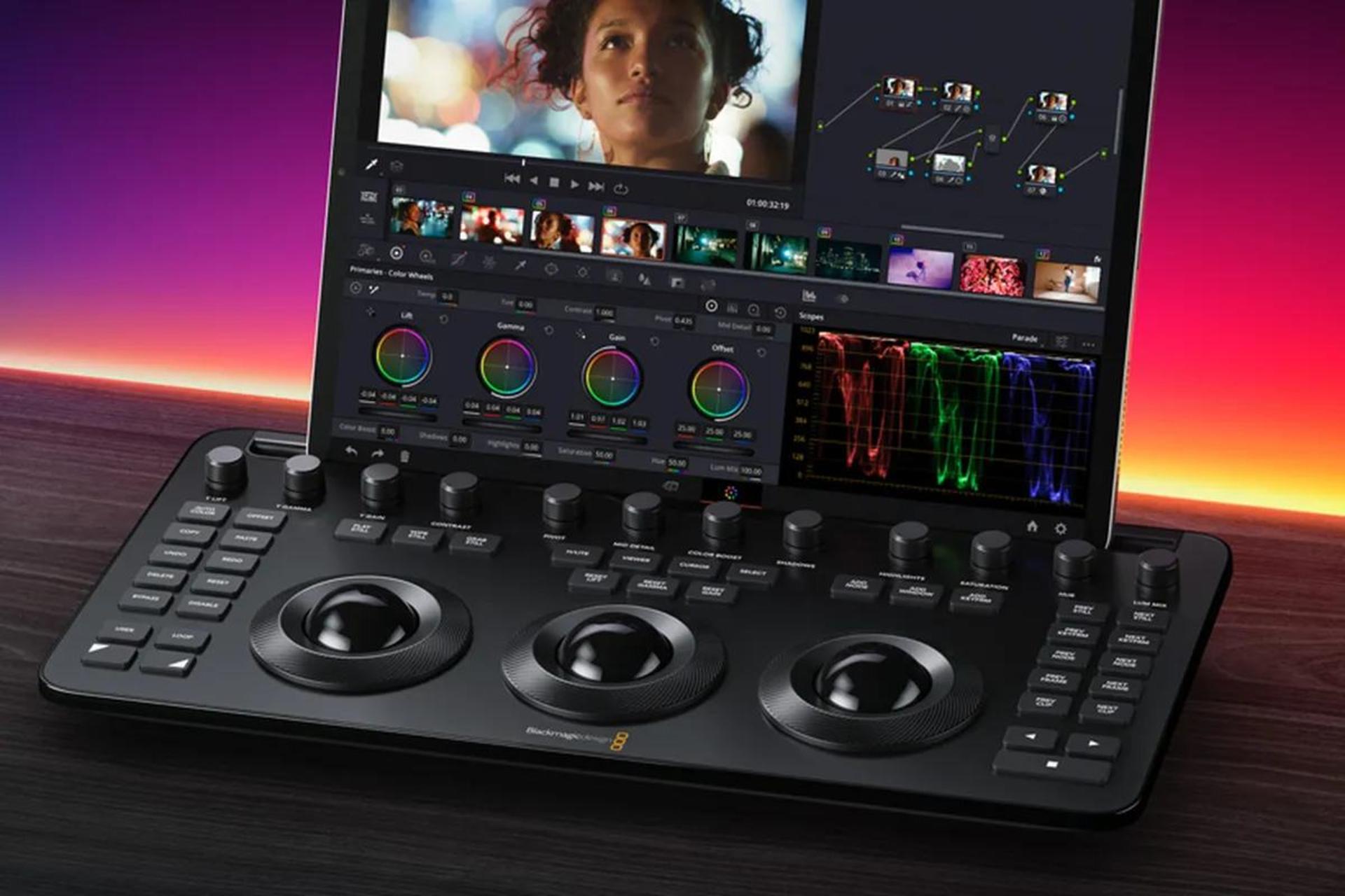 پنل بلک مجیک DaVinci Resolve Micro Color Panel
