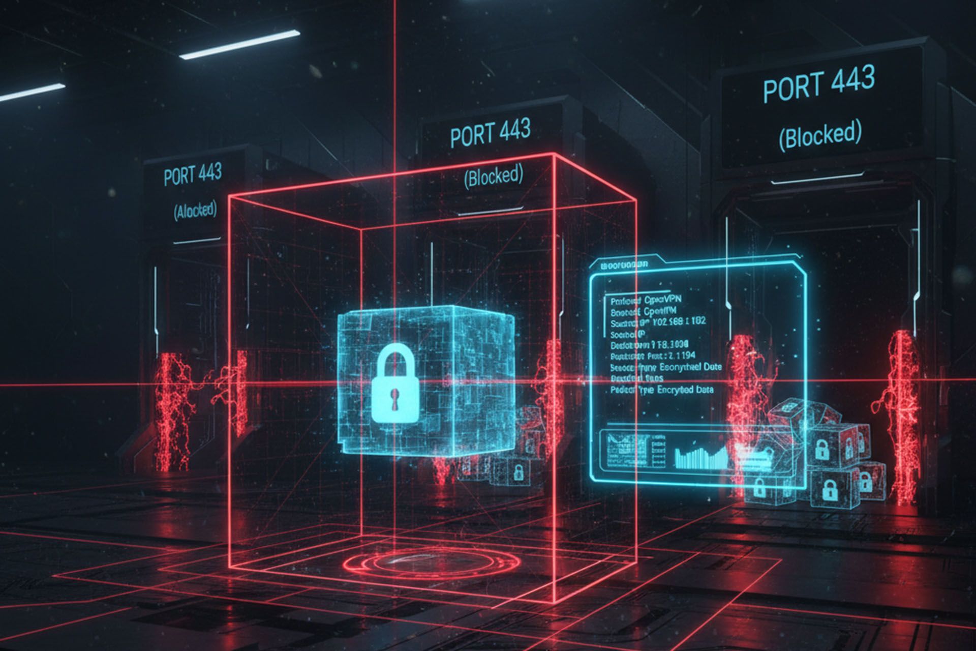 تصویری نشان‌دهنده‌ی Deep Packet Inspection