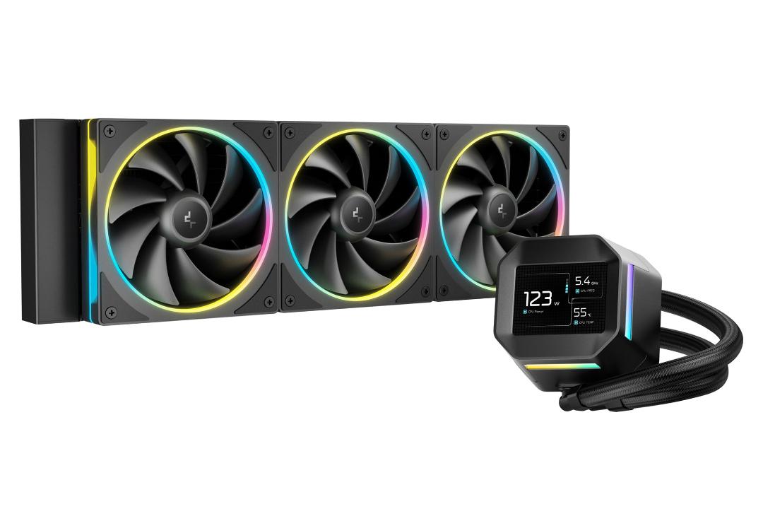 خنک کننده مایع دیپ کول LM360 رنگ مشکی