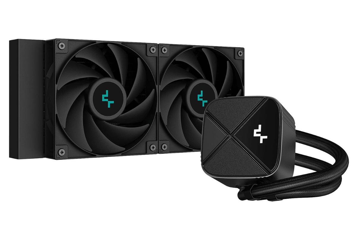 خنک کننده مایع دیپ کول LS520S ZERO DARK رنگ مشکی