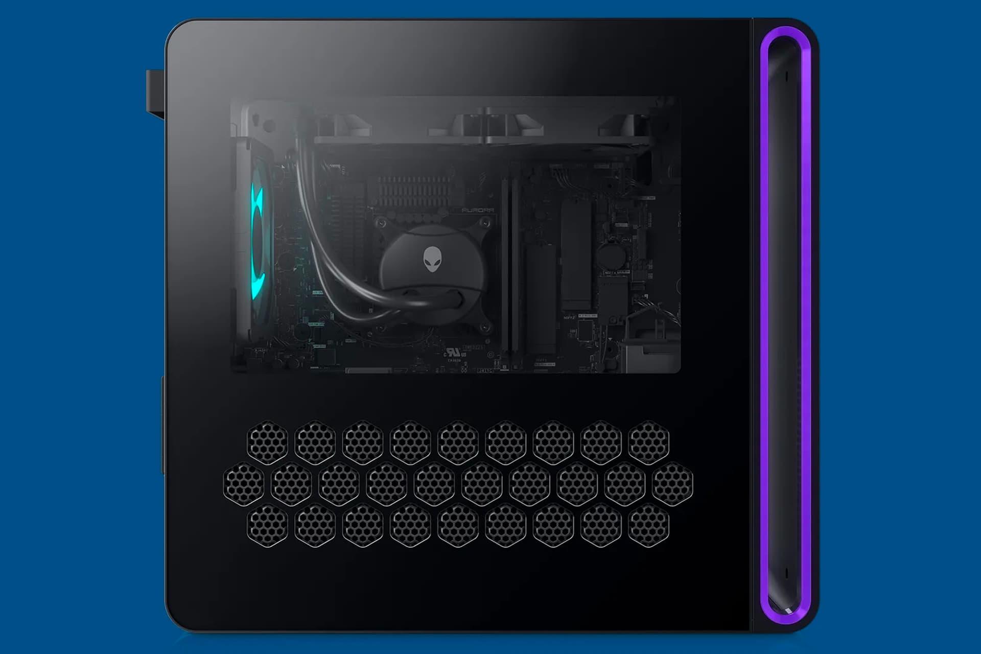 نمای نیم رخ کامپیوتر Alienware Aurora 16 الین ور