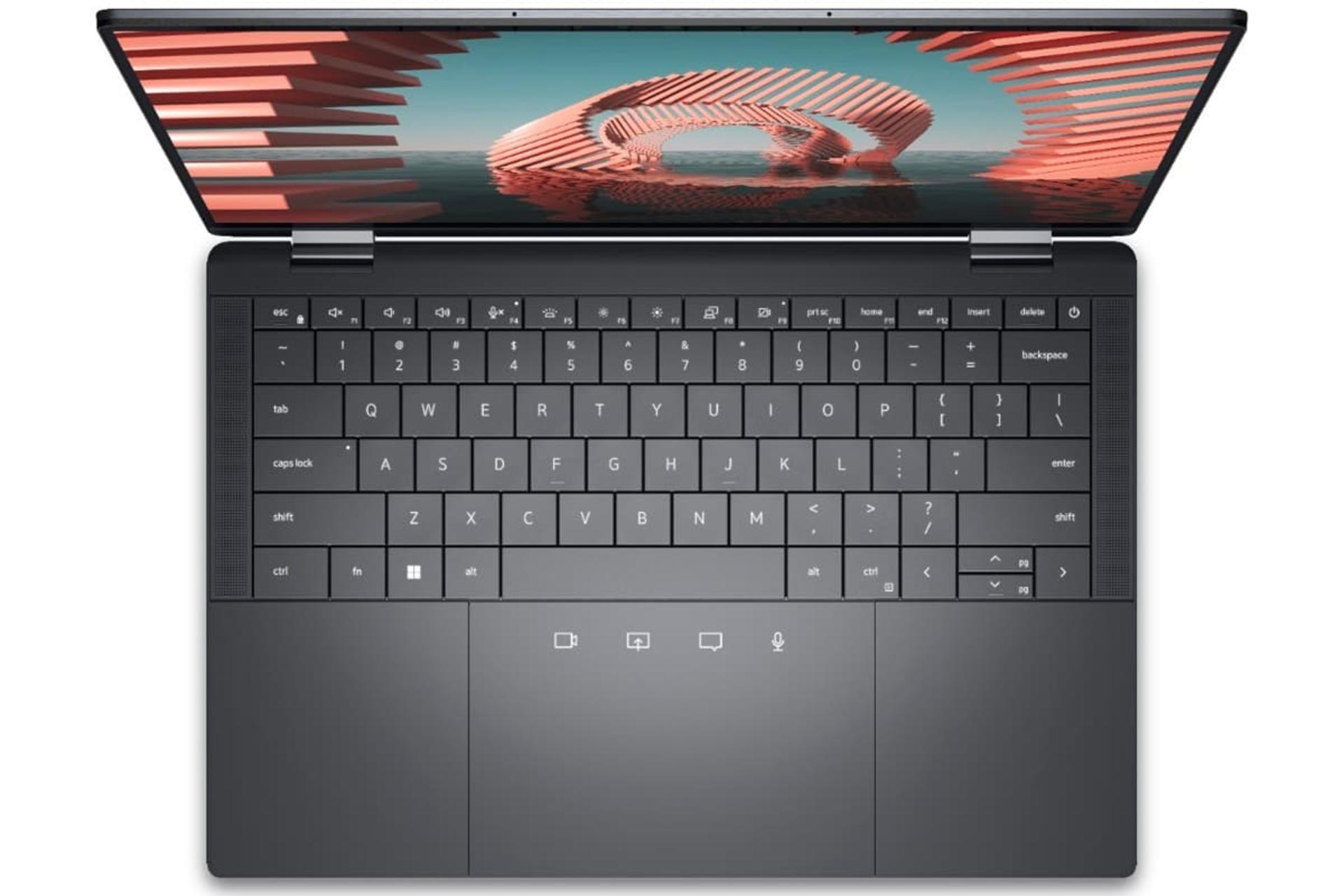 لپ تاپ دل Dell Latitude 9440 2023 کیبورد از نمای بالا