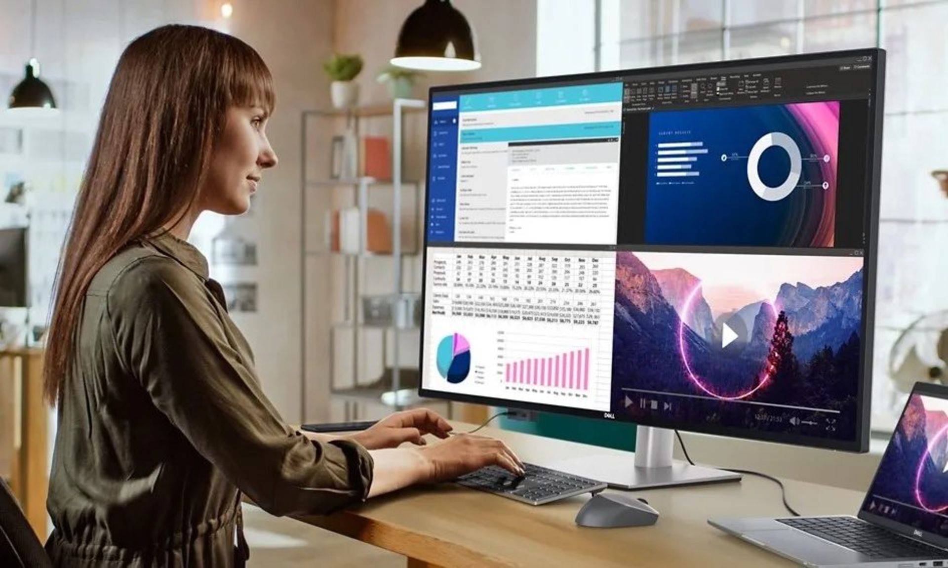 مانیتور جدید UltraSharp دل