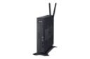 پنل راست کامپیوتر کوچک Dell Wyse 7010 و نمایش درگاه‌های پنل جلو و دو آنتن وای فای و خروجی هوای دستگاه