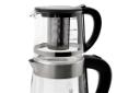 نمای نزدیک قوری چای ساز دسینی KD-5005 با نمایش درجه‌ی اندازه‌گیری