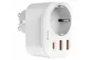 شارژر دیویا Smart Series Auto Power Socket 20W رنگ سفید
