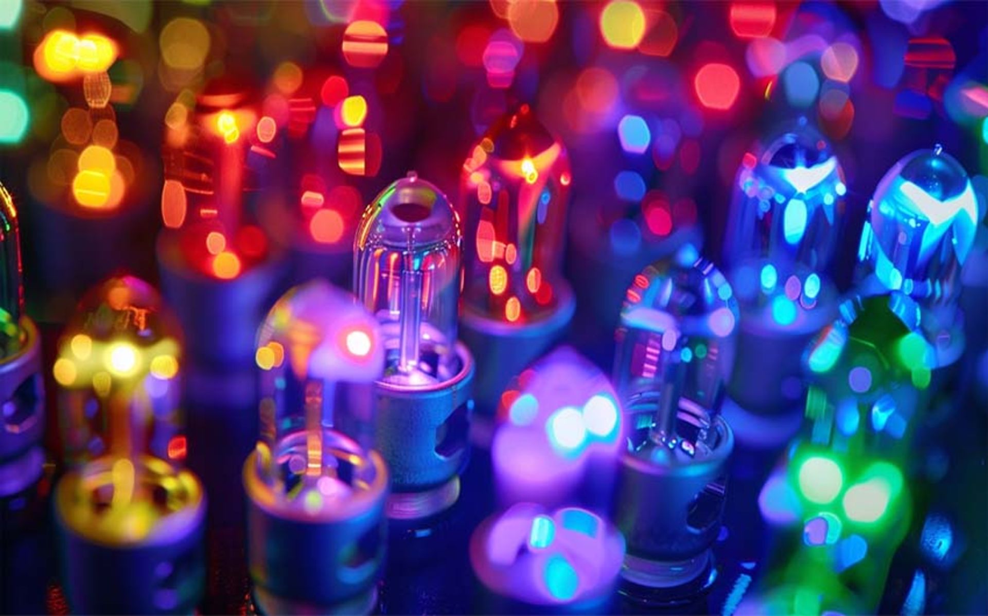 LED با رنگ‌های متفاوت 