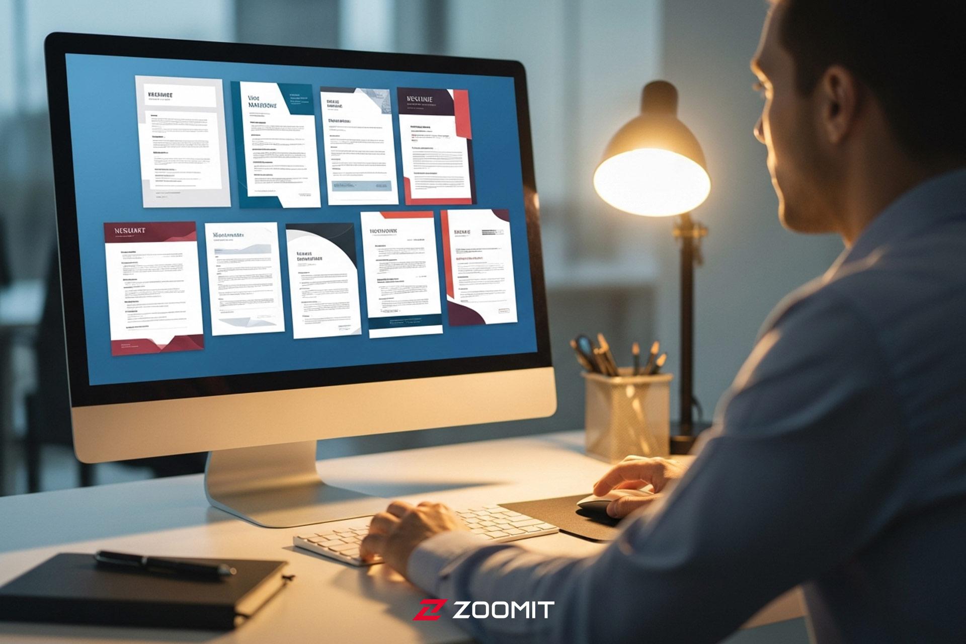 انواع رزومه