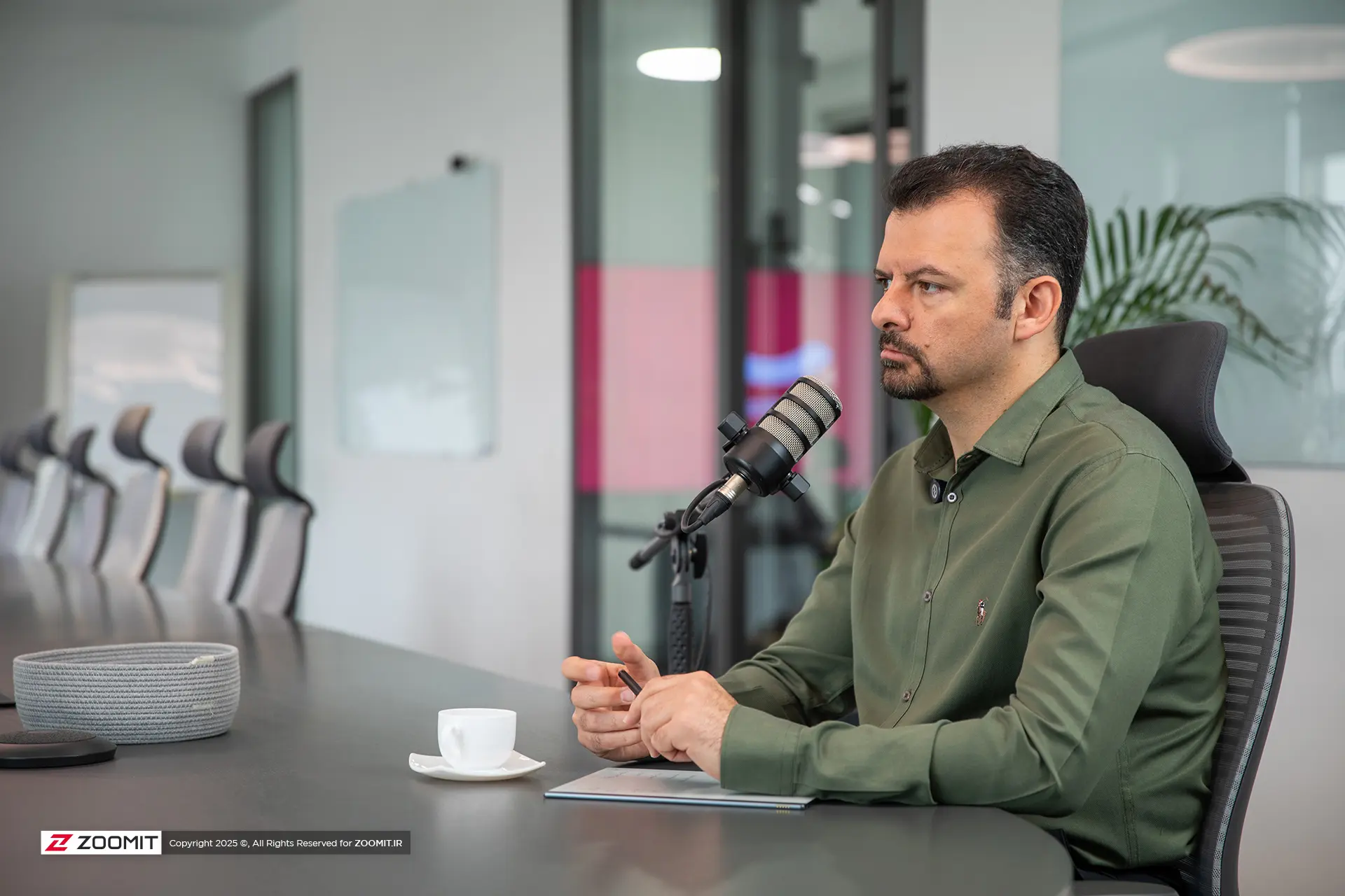 طباطبایی مدیرعامل دیجی‌کالا در حال صحبت کردن