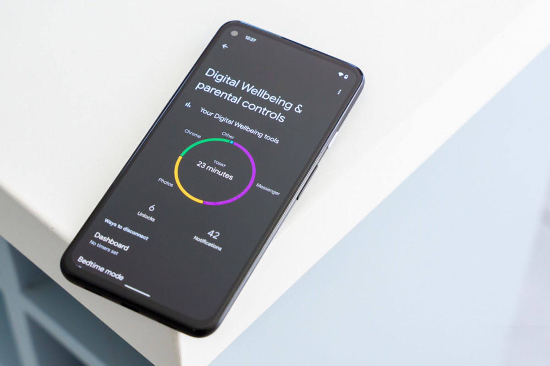 گزینه‌ی Digital Wellbeing