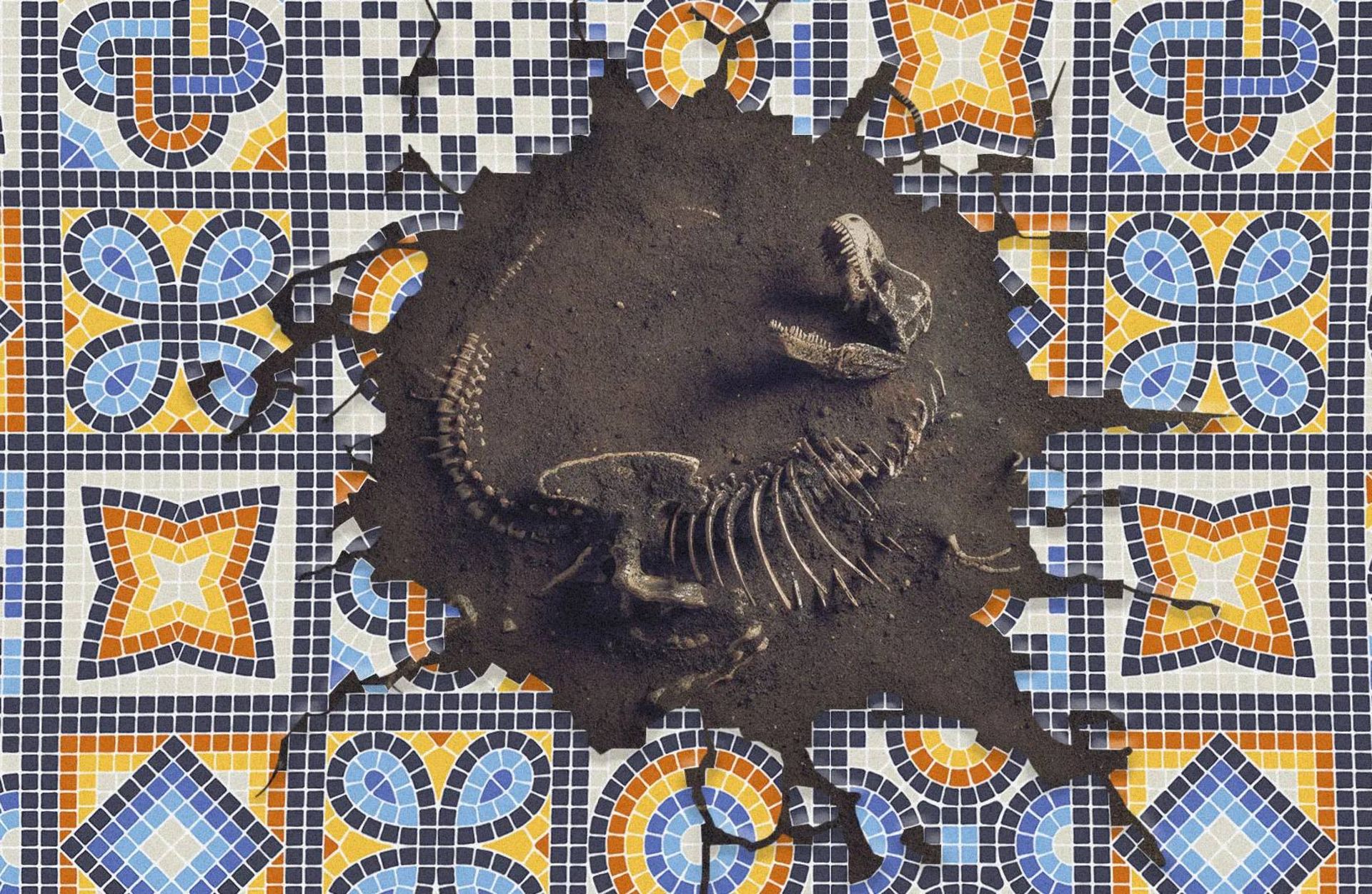 اسکلت دایناسور