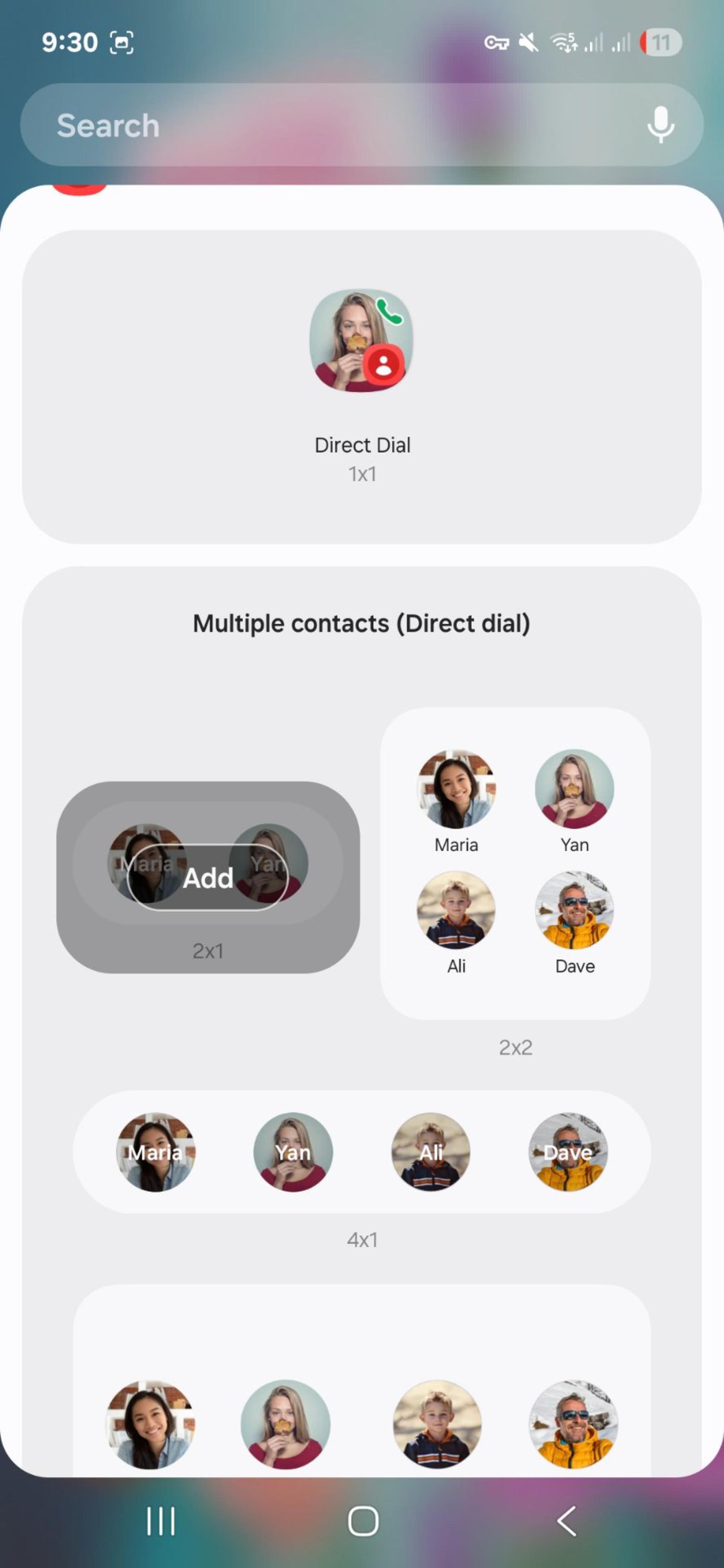 Direct dial در سامسونگ