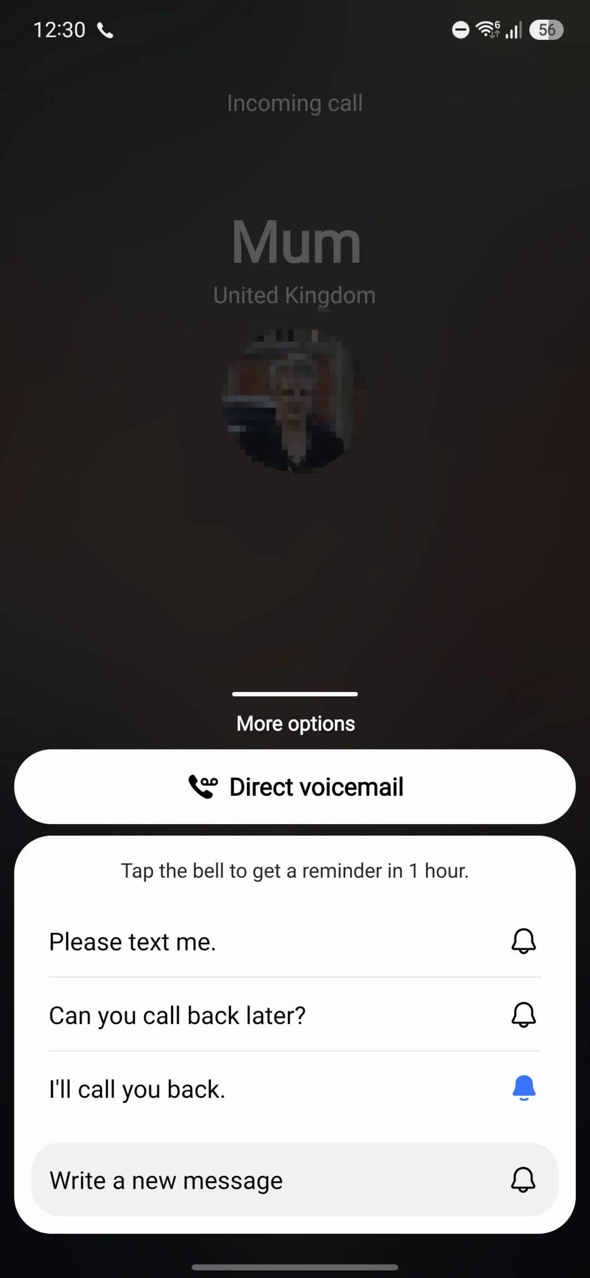 ویژگی Direct Voicmail سامسونگ